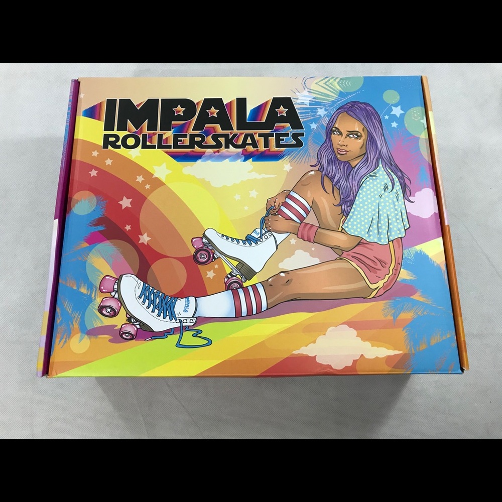 Impala Quad Roller Skate Sky Blue Yellow 10 NWT - Picture 2 of 4